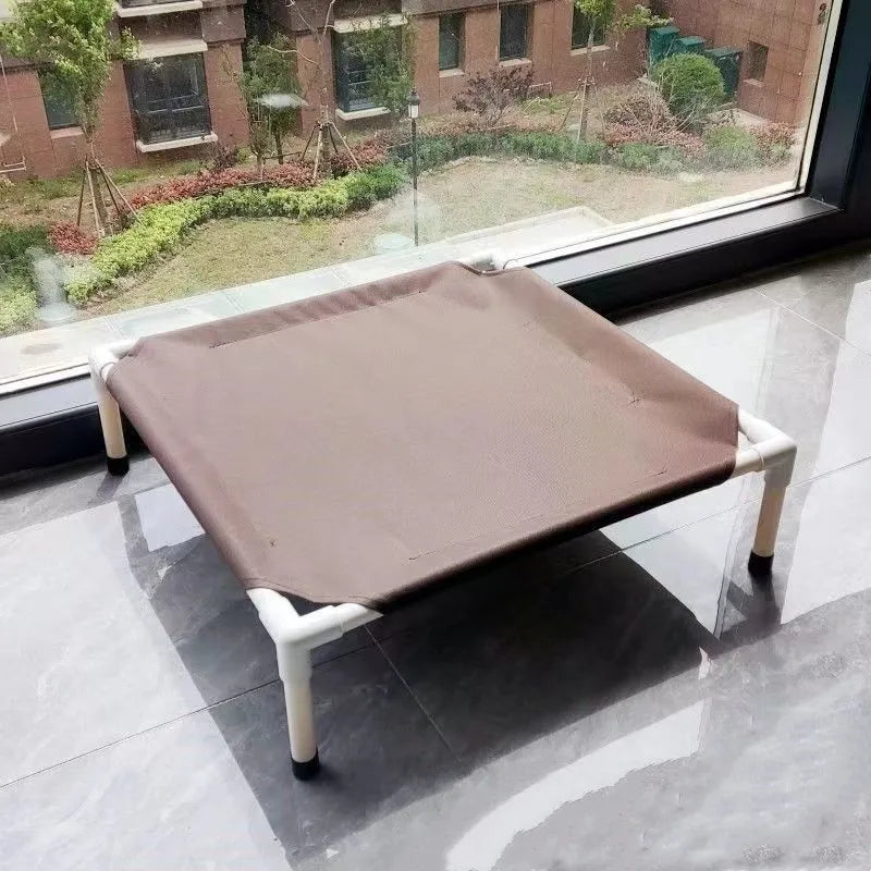 Cama de Camping para mascotas, cama elevada para perros, cama plegable para acampar para cachorros, casa para gatos, camas para cachorros lavables y extraíbles portátiles, hamaca para perros