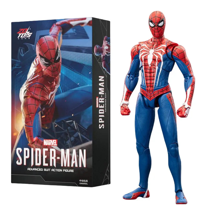 Juego de PS4 de la serie Spider-Man de ZD TOY, traje anti-Ock de Spider-Man, traje Velocity de Spider-Man, traje 2099 de Spider-Man, Miles Morales COLLECTION
